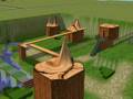 sims 2 Kokiri Village from Ocarina of time