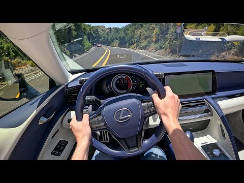 2024 Lexus LC 500 Convertible - POV Backroad Blast (Binaural Audio)