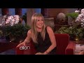 while she was co-hosting, ellen called jen out on a private video she took of a hollywood legend.