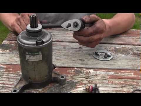 how to rebuild motorcycle starter