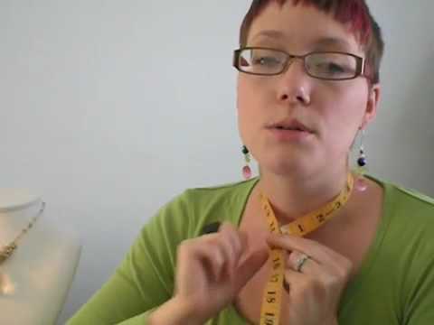 how to measure length of a necklace