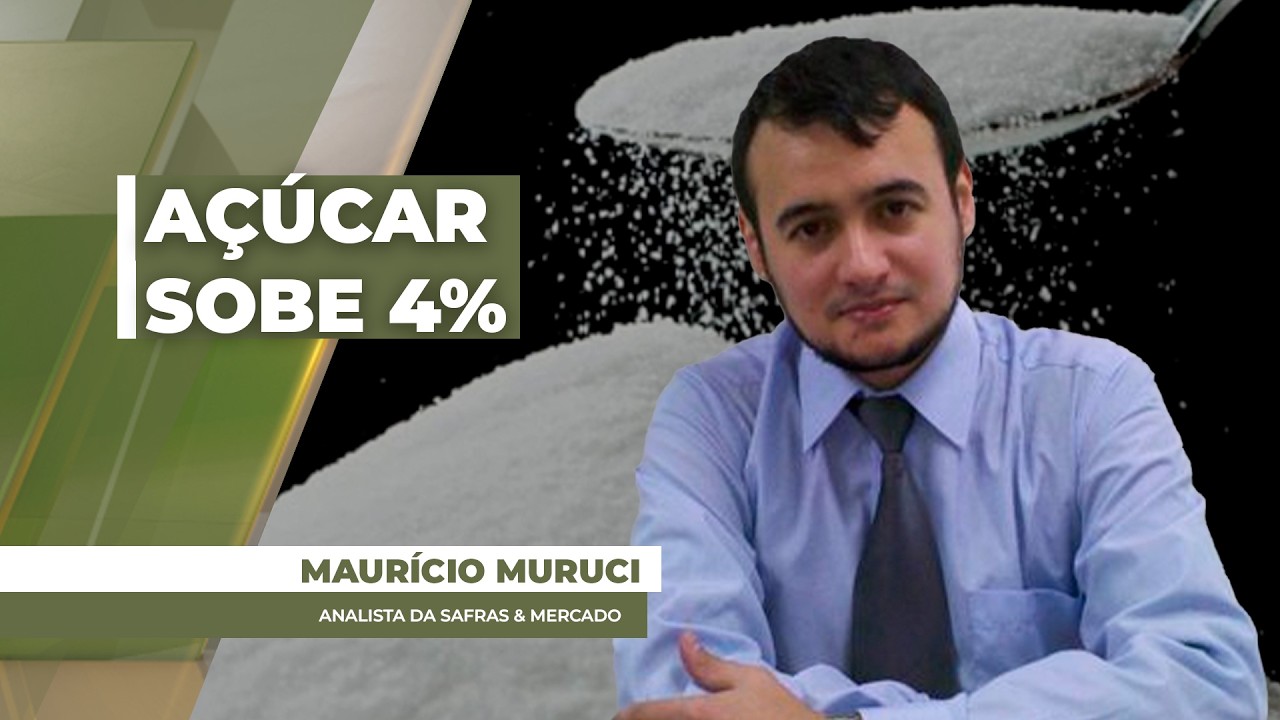 Em dia de alta volatilidade para o mercado energético, açúcar sobe 4%