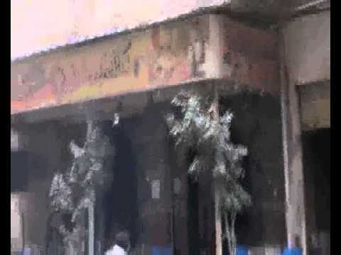 شاهد ماذا فعل اهالي الفلكي مع مقهي اعتدي علي مسيرتهم السلمية 7 3 2014
