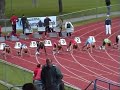 100m Final - U20 Männer - SM 2008