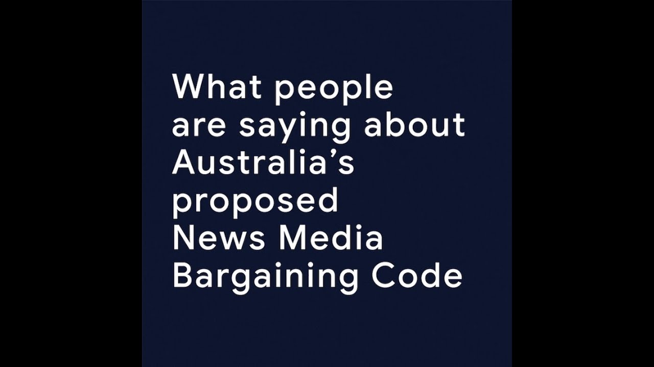 What people are saying about Australia’s proposed News Media Bargaining Code