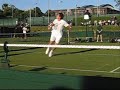 Nicolas Mahut playing at Wimbledon Qualifying