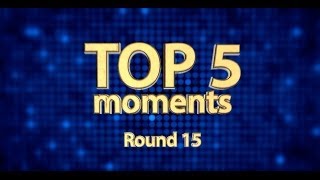 «Топ 5» игровых моментов 15-го тура