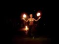 Surfer Girl Fire Dancing