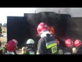 Ćwiczenia strażaków w komorze rozgorzeniowej marcinjanowski74