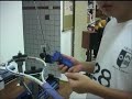 Tennis Racquet Stringing 3: Adjusting The Clamps Tennis Racquet Stringing 3: Adjusting The Clamps