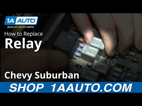 Replacing a Relay in a GM Truck SUV Silverado Sierra Suburban Tahoe Yukon Escalade