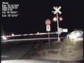 Train Hits Car, Moments After Driver Gets Out