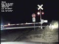 Train Hits Car, Moments After Driver Gets Out