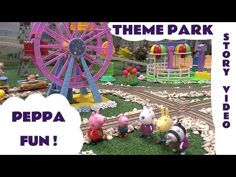 Peppa Pig Play Doh Thomas & Friends Theme Park Train Ride Balloon Ride Winnie The Pooh Playdough