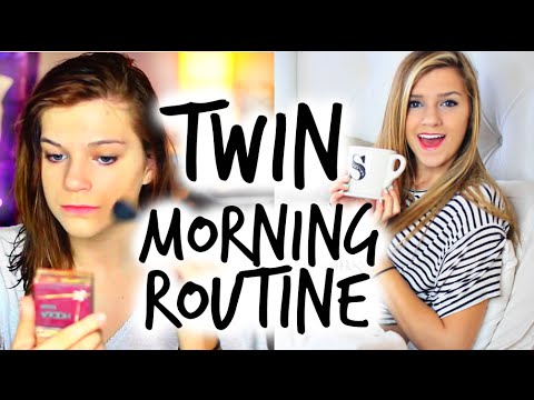 Twin Sisters Morning Routine!