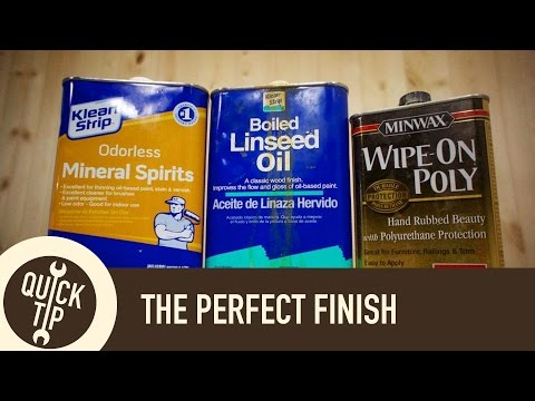 video-linktoworks-Finishing: How to Mix and Apply an Oil/Poly Blend