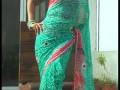 videos de Sea Green Pure Georgette Bandhej Saree with Blouse