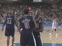 vince carter dunks over person