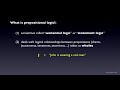 Propositional Logic: Introduction