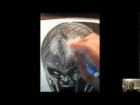 how to draw magneto from x-men