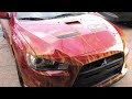 Brand new Mitsubishi Evo X custom painted with dragon on each side. Make sure to check out our website at killerkreations.biz