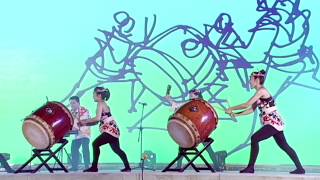 Trống Wakodaiko -Trích Chương trình Giao lưu nghệ thuật Việt - Nhật “Yên Tử - Nơi hội tụ di sản, thắm tình hữu nghị và lan tỏa sắc hương”.