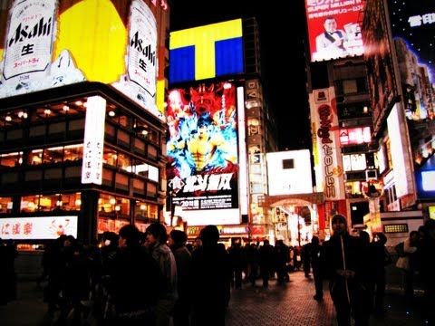 Sights of Dotonbori, Osaka, Japan
