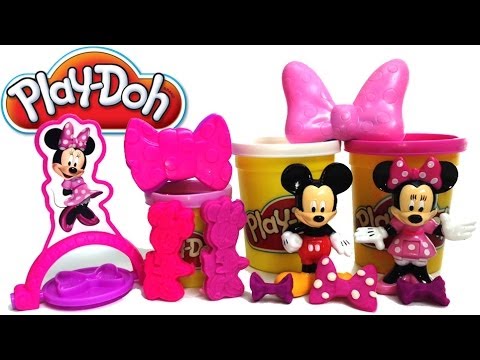 minnie - Beautiful Minnie Mouse Play Doh kit. You can design all the bows you want with Minnie Mouse. Have fun!!! ✿◕ ‿ ◕✿ You can also check out my Play Doh kits play...