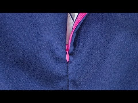 how to fasten a zipper