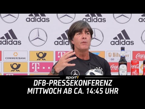 DFB-Pressekonferenz | 13.06. | WM 2018 | SPORT1