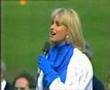 Olivia Newton-John sings Advance Australia Fair 1986 VFL GF