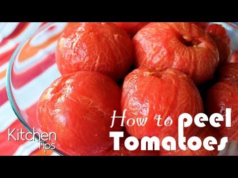 how to de skin tomatoes