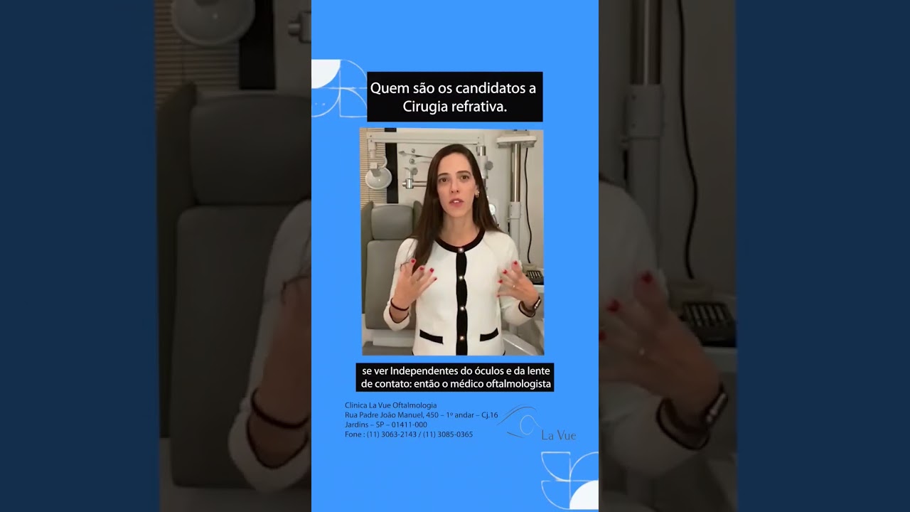 Quem são os candidatos a cirurgia Refrativa