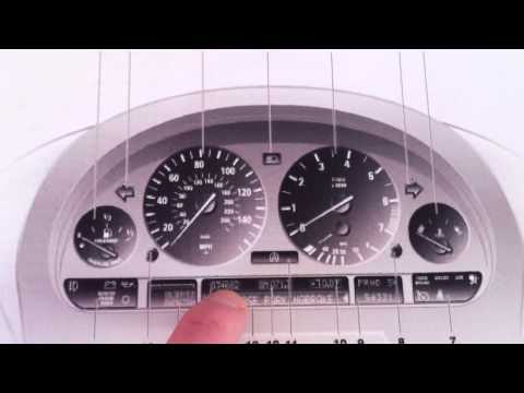 how to reset trip mileage bmw