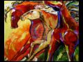 Just Us May Ip and Gary Murphy +Paintings by Laurie Justus Pace