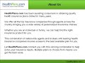 Online Health Insurance Plans for Individual & Family