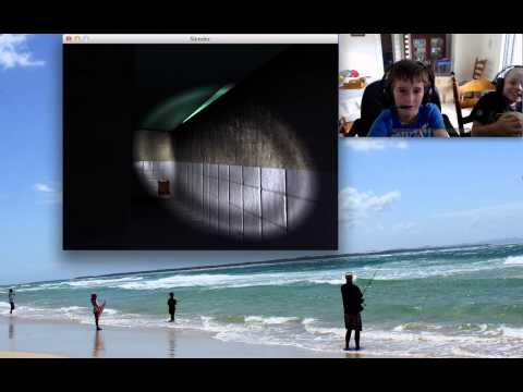 lawls - Lawls gets scared of me giving slender a hug, and playing on smallest screen possible. Lawls' channel: http://www.youtube.com/user/TheFashimCraft.