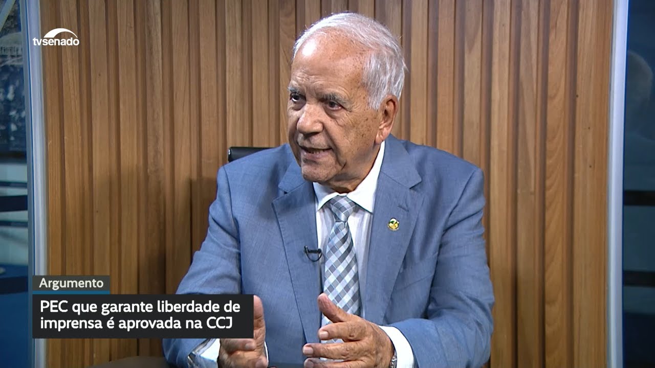CCJ aprova PEC que isenta imprensa por falas de entrevistados e reage a decisão do STF.