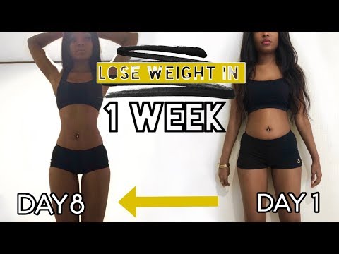 HOW I LOST 15 POUNDS IN ONE WEEK | Lose weight fast Diet Journey