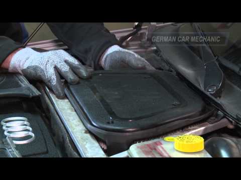 Audi A8. Innenraumfilter wechseln. How to Replace Your Cabin Air Filter