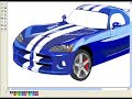 MS Paint Car (Dodge Viper SRT10)