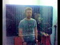 John Vardis demoing in the studio