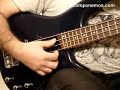 Clases de bajo ejercicio tecnica pulgar