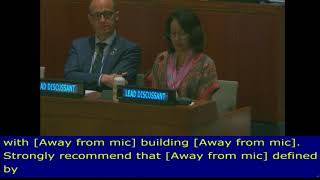 Shaila Shahid as Lead Discussant, SDG 11, Cities at the HLPF 2018: UN Web TV