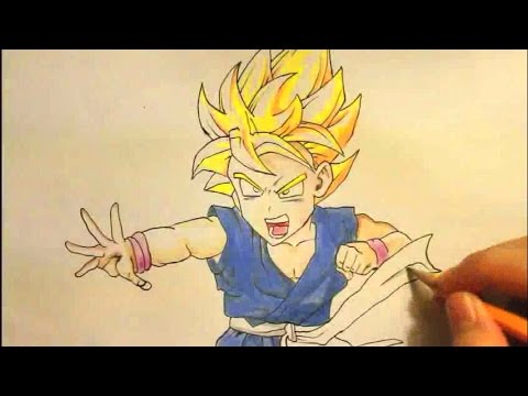 how to draw goku step by step