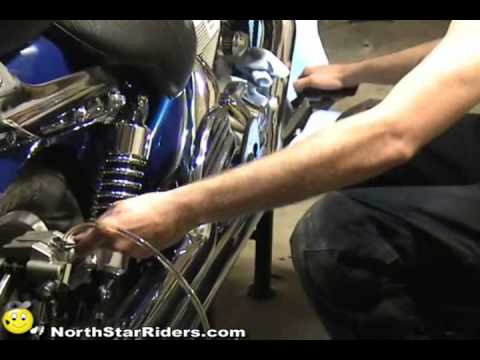 how to bleed the rear brakes on a motorcycle