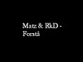 MatZ & RkD - Forstå