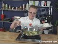 Spicy Green Chicken Curry - Thai food cooking demonstration