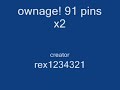 this is a trick for gettin 91 pins on stage 10 training