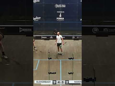 Marwan ElShorbagy making EVERY effort to play the ball 
